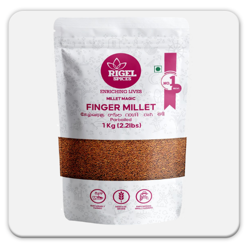 Finger millet ragi kezhvaragu 1kg resealable pack gluten free – Golden Gate Brands